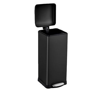 8 Gallon / 30 Liter Trash Can with Soft-Close Lid, Stainless Steel Garbage Can