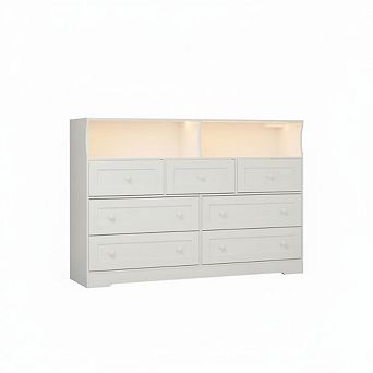 ANIXOL 7-Drawer Dresser with LED & Charging