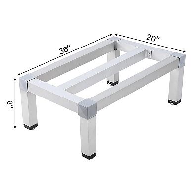 ANIXOL Heavy-Duty Aluminum Dunnage Storage Rack