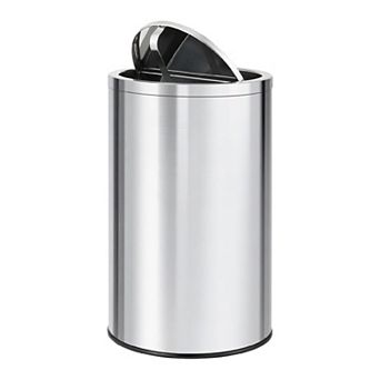 13 Gal Stainless Steel Trash Can 50 L Kitchen Garbage Can with Flipping Lid