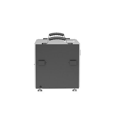 151 pt. 6,000 sq.ft. Bucketless Commercial Dehumidifier in White, with Detachable Control Panel