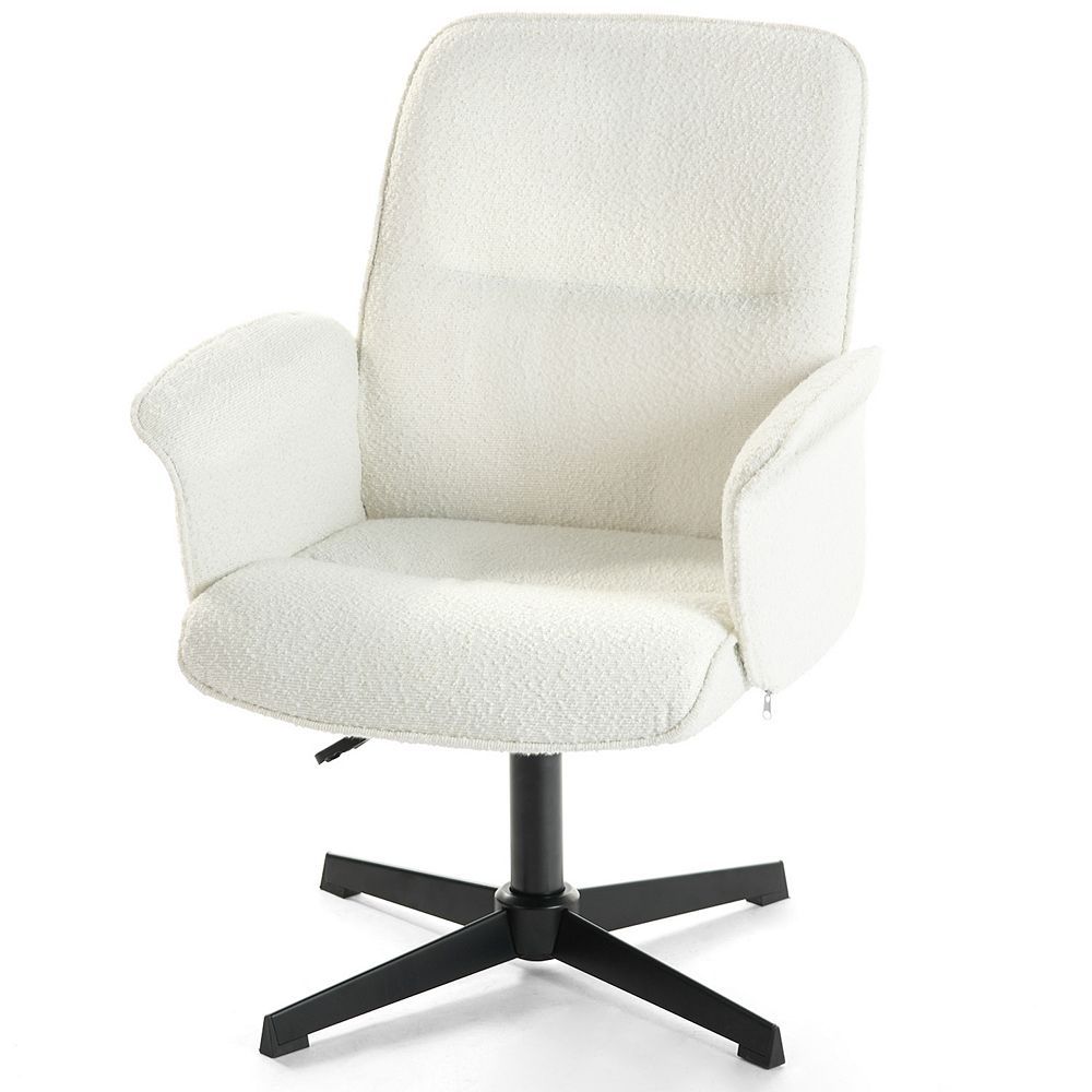 Homy Casa Office Chair for Home or Study Upholstered Swivel Chair