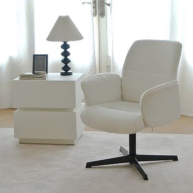 Homy Casa Office Chair for Home or Study Upholstered Swivel Chair