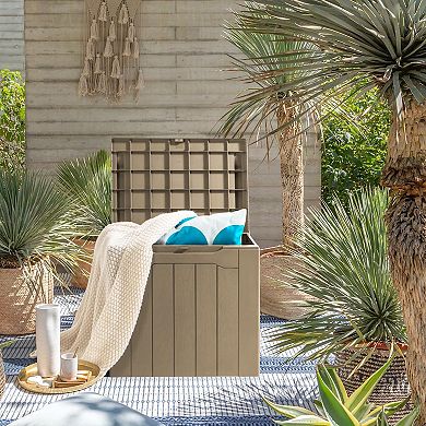 31Gallon Waterproof Deck Box Outdoor Indoor Storage Patio Garden