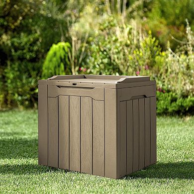 31Gallon Waterproof Deck Box Outdoor Indoor Storage Patio Garden