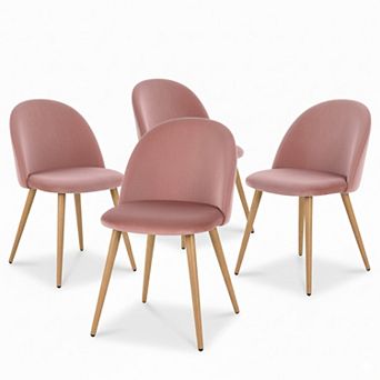 Homy Casa Dining Chairs Set of 4 for Kitchen or Dining Area Upholstered Chair Set