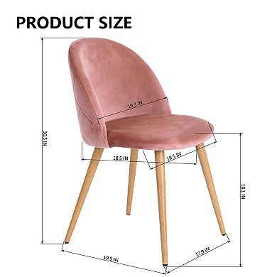 Homy Casa Dining Chairs Set of 4 for Kitchen or Dining Area Upholstered Chair Set