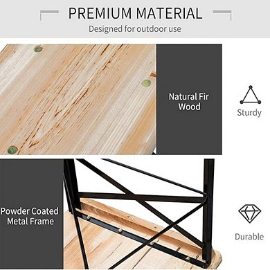 Portable Garden Table Set