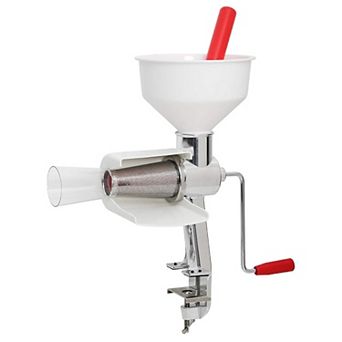 Apple & Tomato Sauce Maker, Clamp-Based Food Strainer, Model 250 Removes Skins & Seeds