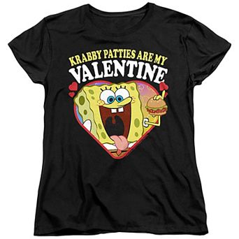 Juniors' Nickelodeon Spongebob Krabby Patties Graphic Tee