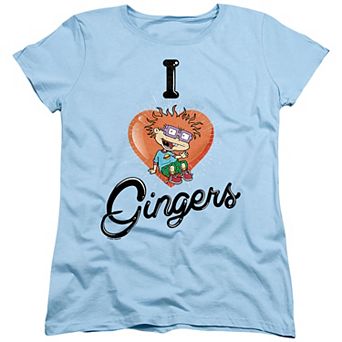 Juniors' Rugrats Chucky I Love Gingers Graphic Tee