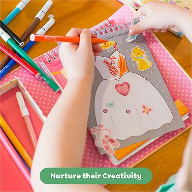 Tiger Tribe Ballet Coloring Set with Stickers & Markers