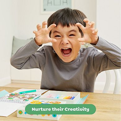 Tiger Tribe Zoo Coloring Set with Stickers & Markers