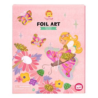 Tiger Tribe Foil Art Fairy Kit with Foil Sheets & Art Cards