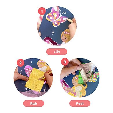 Tiger Tribe Foil Art Fairy Kit with Foil Sheets & Art Cards