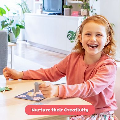 Tiger Tribe Foil Art Fairy Kit with Foil Sheets & Art Cards