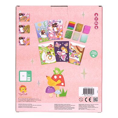 Tiger Tribe Foil Art Fairy Kit with Foil Sheets & Art Cards