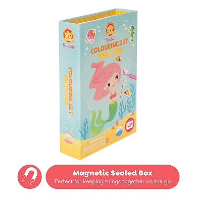 Tiger Tribe Mermaid Coloring Set with Markers & Stickers