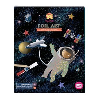 Tiger Tribe Foil Art Space Adventures Kit with Foil Sheets & Art Cards