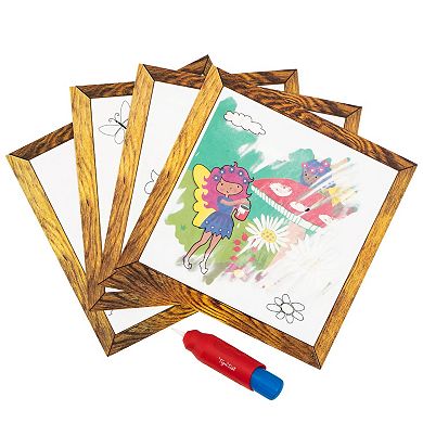 Tiger Tribe Magic Water Painting Fairy Garden Set