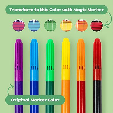 Tiger Tribe Garden Friends Color Change Coloring Set with Magic Markers