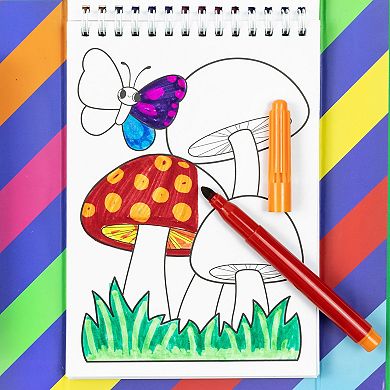 Tiger Tribe Garden Friends Color Change Coloring Set with Magic Markers