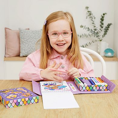 Tiger Tribe Mermaids & Friends Color by Numbers Set with Markers