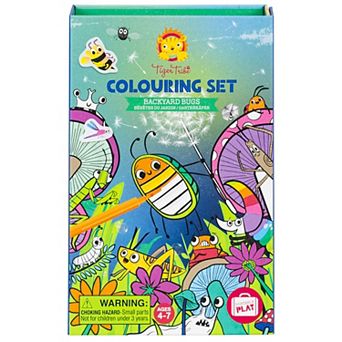 Tiger Tribe Backyard Bugs Coloring Set with Stickers & Markers