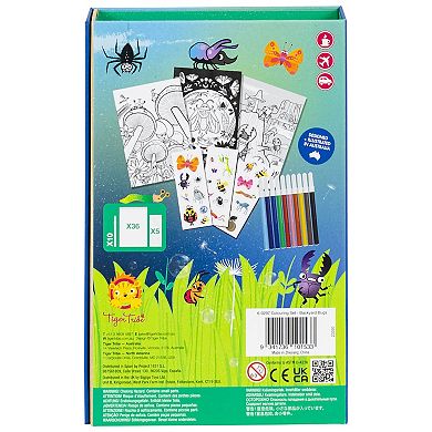 Tiger Tribe Backyard Bugs Coloring Set with Stickers & Markers