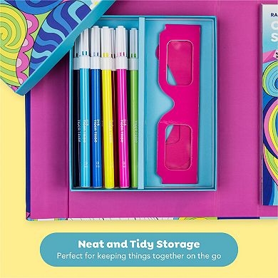 Tiger Tribe Rainbow Dreams 3D Coloring Set with 3D Glasses & Markers