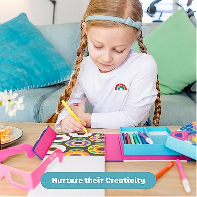 Tiger Tribe Rainbow Dreams 3D Coloring Set with 3D Glasses & Markers