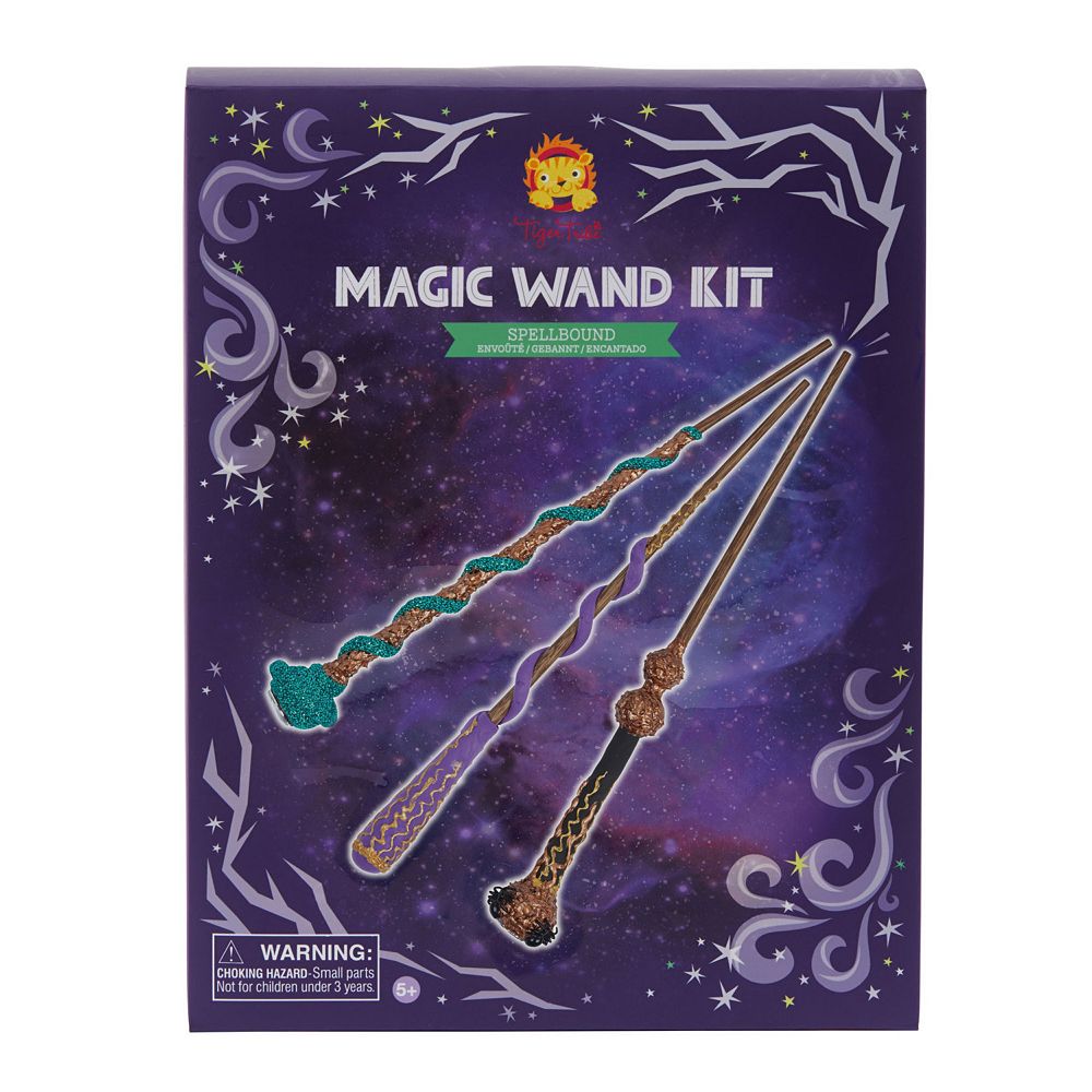 Tiger Tribe Magic Wand Kit with Clay, Gems & Spiders