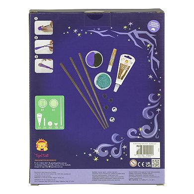Tiger Tribe Magic Wand Kit with Clay, Gems & Spiders
