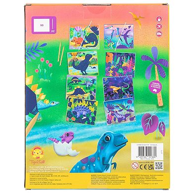 Tiger Tribe Dinosaurs Scratch Art Kit with Etching Tools