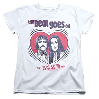 Juniors' Sonny And Cher The Beat Goes On Graphic Tee
