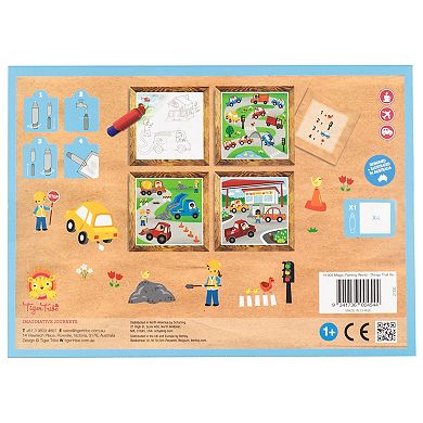 Tiger Tribe Magic Water Painting World Set with Seek & Find Activities