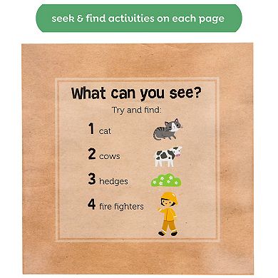 Tiger Tribe Magic Water Painting World Set with Seek & Find Activities