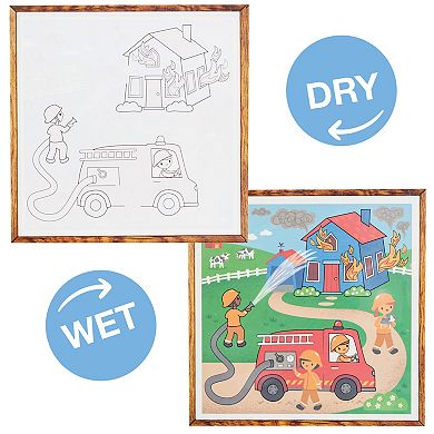 Tiger Tribe Magic Water Painting World Set with Seek & Find Activities