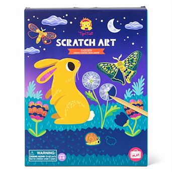Tiger Tribe Garden Scratch Art Kit with Etching Tools