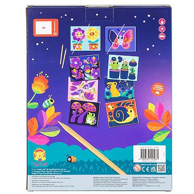 Tiger Tribe Garden Scratch Art Kit with Etching Tools
