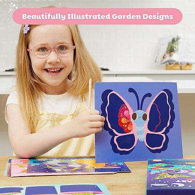 Tiger Tribe Garden Scratch Art Kit with Etching Tools