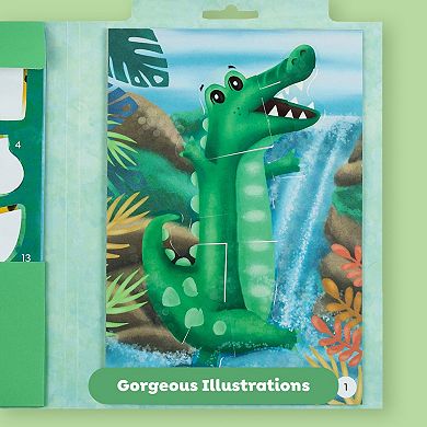 Tiger Tribe Animal Adventure Sticker by Numbers Set