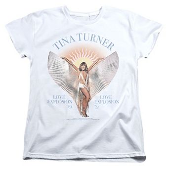 Juniors' Tina Turner Love Explosion Graphic Tee