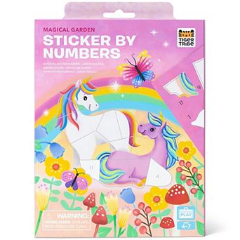 Tiger Tribe Magical Garden Sticker by Numbers Set