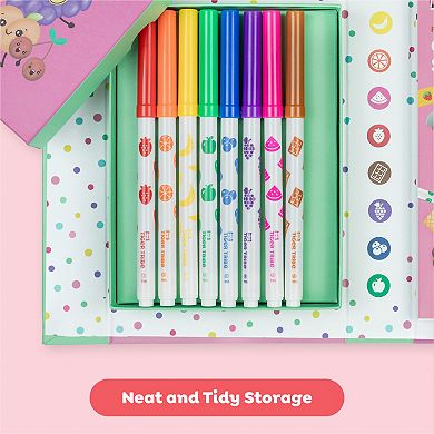 Tiger Tribe Fruitie Cutie Scented Coloring Set with Scented Markers