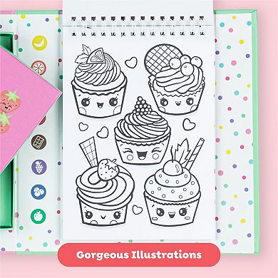 Tiger Tribe Fruitie Cutie Scented Coloring Set with Scented Markers