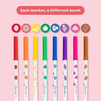 Tiger Tribe Fruitie Cutie Scented Coloring Set with Scented Markers