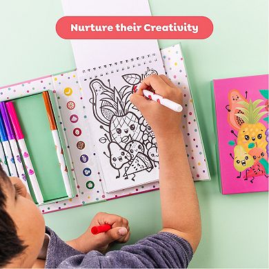 Tiger Tribe Fruitie Cutie Scented Coloring Set with Scented Markers