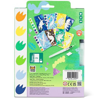 Tiger Tribe Paint-A-Picture Dinosaur Watercolor Art Set