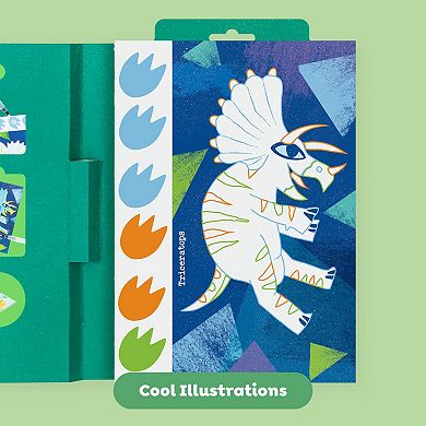 Tiger Tribe Paint-A-Picture Dinosaur Watercolor Art Set